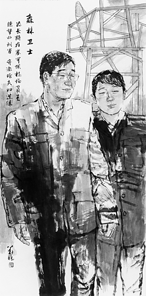 摹写劳动者的画笔越握越紧
